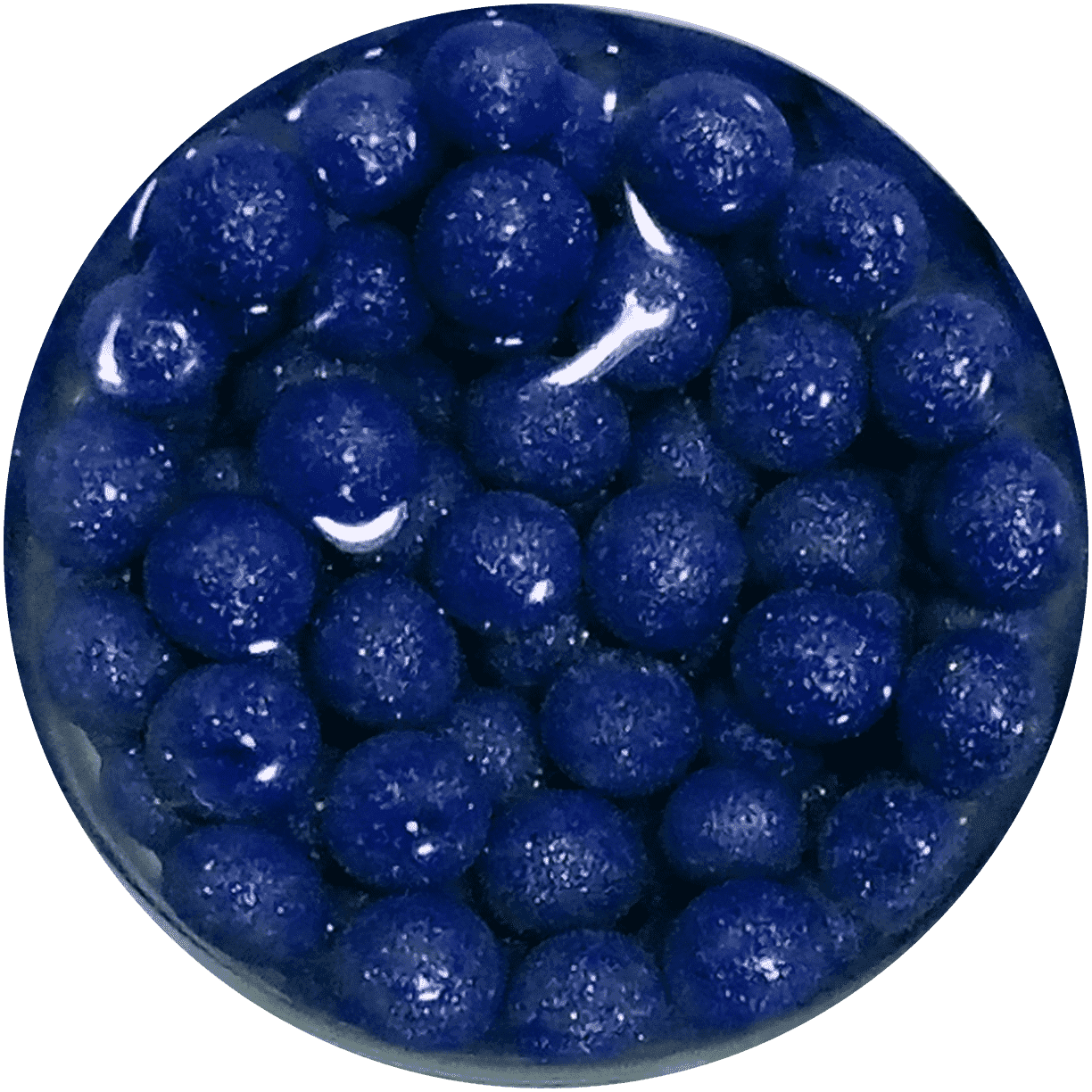 Blue-color-Almond-oil-spheres