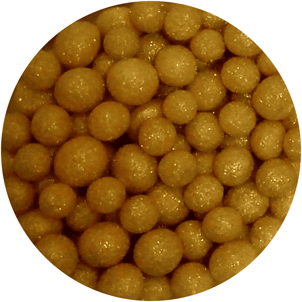 Brown-color-Almond-oil-spheres